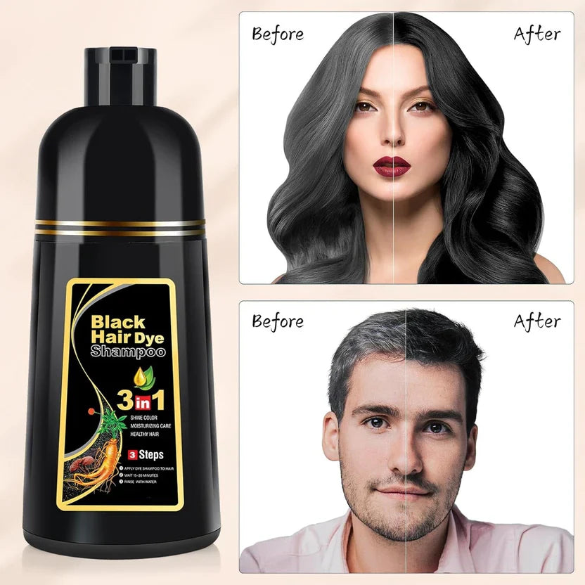 Hair Dye Shampoo - (500ml)